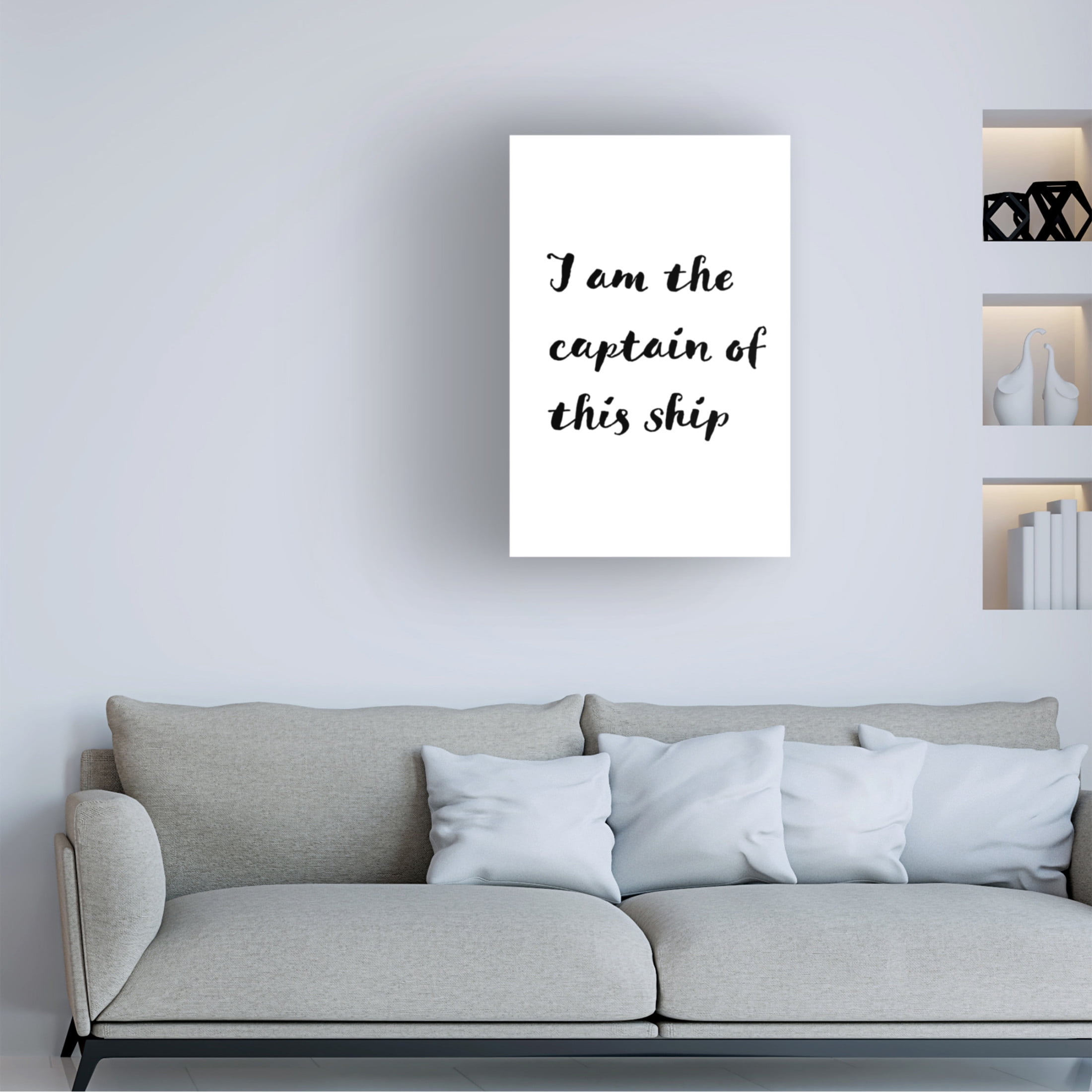 Trademark Fine Art Pictufy Studio II I am the captain of this ship Canvas Wall Art
