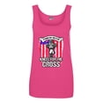 thumbnail image 1 of Ladies Stand For The Flag Kneel For The Cross Army Necklace DT Tank Tops, 1 of 2