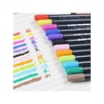 thumbnail image 1 of Kids Adults Brush Pens Set Dual Tips Soft Fine Art Markers Drawing Watercolour, 1 of 5
