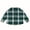 Green, variant on Usaibhir Toddler Baby Boy Girl Shirt Flanne Jacket Plaid Long Sleeve Button Down Shirt Kids Fall Winter Shacket Kids Coat
