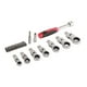 thumbnail image 4 of Juego de llaves de trinquete de 20 piezas Kit de puntas de destornillador con llave de cabeza flexible giratoria intercambiable de 180 grados, 4 of 8