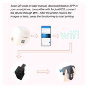 Mini Handheld Printer Mobile WiFi Inkjet Printpen Portable Printers With Quick-drying Ink Marker For Printing Expiry Date,Logo ,Compact Design