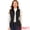 Black, variant on Women's Travel Vest with Pockets Sleeveless Cargo Utility Vest L Khaki