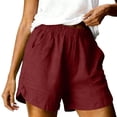 thumbnail image 6 of ByworldtasicNo Boundaries Women's Shorts Lightweight Summer Casual Elastic Waist Comfy Shorts Lounge Beach Bottom Shorts, 6 of 7