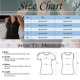 thumbnail image 3 of Camisa sin mangas con solapa y cremallera para mujer - Camiseta sin mangas informal de color liso a rayas, 3 of 8