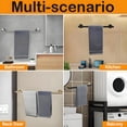 thumbnail image 6 of ASTOTSELL Modern Home Decor Bathroom Rust Resistant Wall Mounted Towel Bars with Hardware Accessories - Brushed Gold, 6 of 6