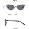 thumbnail image 3 of Full Crystal Shiny Cat Eye Sunglasses For Women Vintage Fashion Luxury Rhinestone Sun Glasses Female Elegant Shades, 3 of 3
