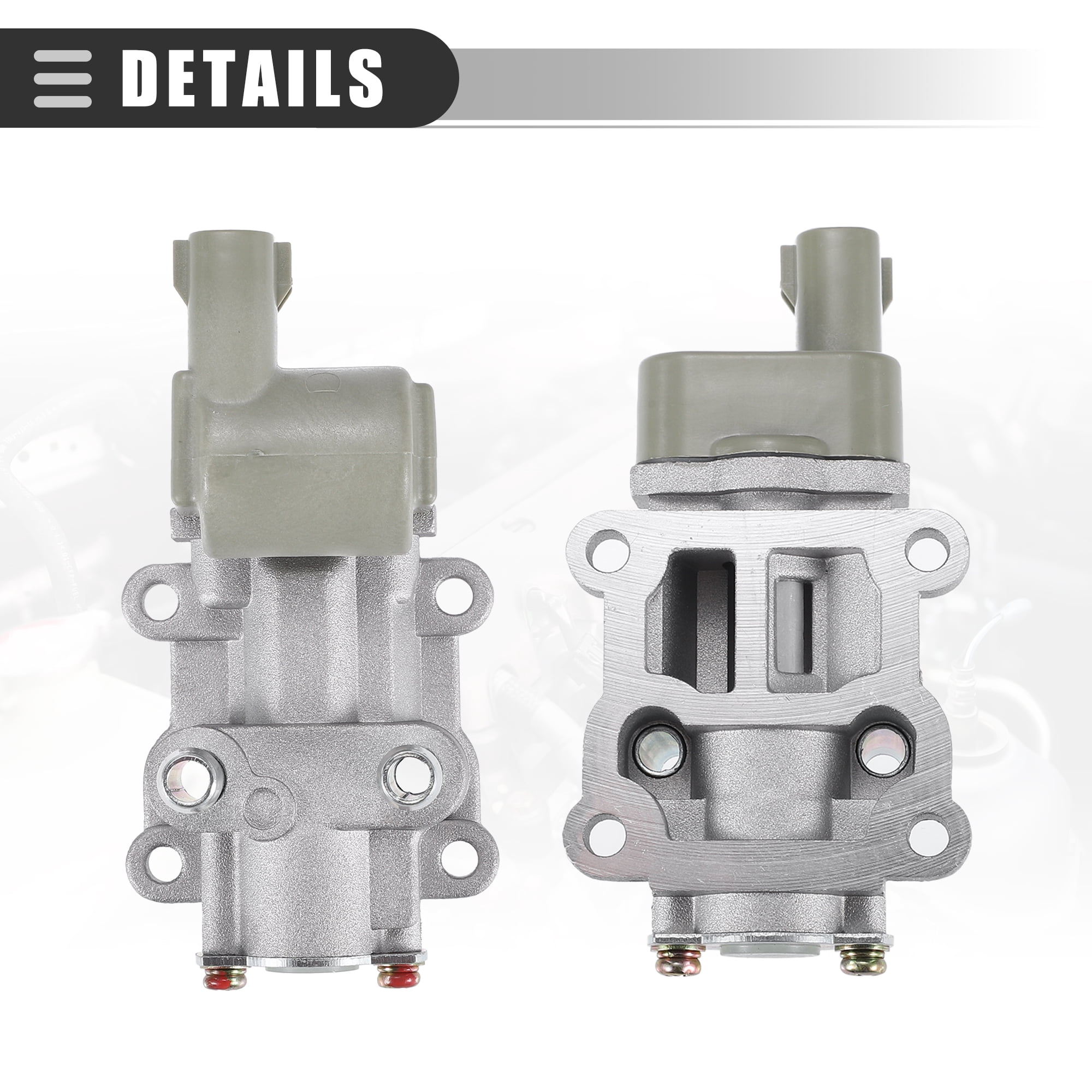 1 Set Idle Air Control Valve for Honda Civic 1996-2000 Metal with Gasket No.16022P2EA51 Silver Tone