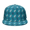 thumbnail image 2 of Custom Christmas Printed Flat Baseball Cap – Adjustable Snapback Hat with Flat Bill, Breathable and Durable, Personalized Design for Sports, Travel & Daily Wear, 2 of 6