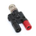 thumbnail image 3 of Matsuzay Conectores Banana Plug Adaptador BNC Plateado Bajo consumo de energía Convertidores de antena Convertidor Conector conveniente Relojes inteligentes PC 1, 3 of 6