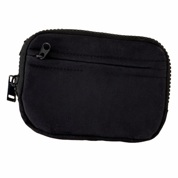 LYINGF Wallet for Women, Mini Zip Card Case with Clear ID Window, RFID Blocking Leather Credit Card Holder, Includes Zipper Coin Purse and Keychain, Compact and Portable