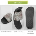 thumbnail image 7 of GZHJMY Stylish Slides for Women Men, Grey Vintage Abstract Patterns Soft Flexible Slip-on Sandals Slippers, 7 of 7