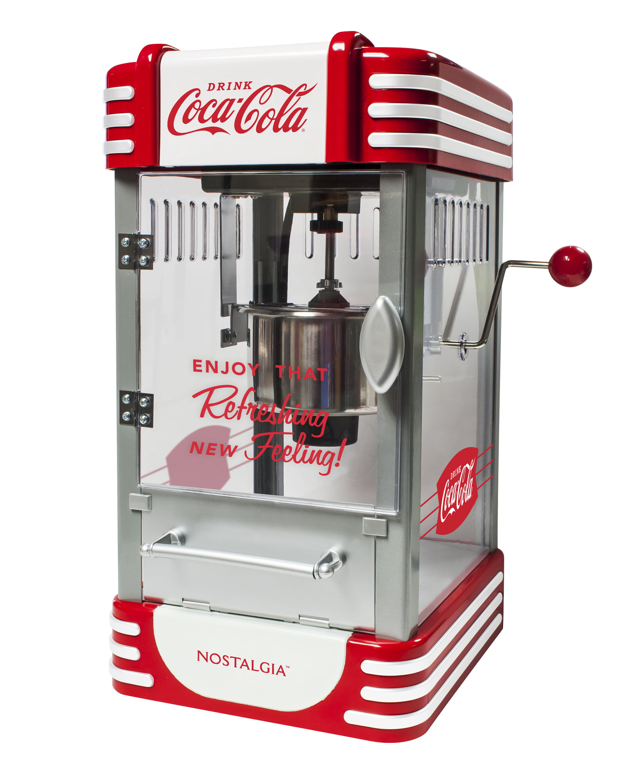 Nostalgia RKP730CK Coca-Cola 2.5-Ounce Kettle Popcorn Maker 