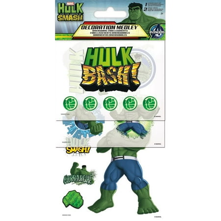 Sticker Decoration Medley Marvel Hulk Games Toys Set Pack Sc5074