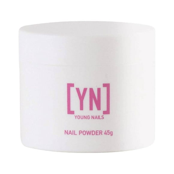 Polvo acrílico para uñas Young Nails Cover, transparente, rosa nude, 45 g