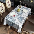 thumbnail image 3 of Pioneer Flower Floral Print Pattern Rectangle Tablecloth 60"x120",Waterproof Polyester Rectangle Table Cloth, Wipeable Spillproof Polyester Tablecloth for Dining, Camping, Indoor and Outdoor, 3 of 6