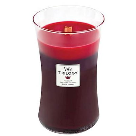 SUN-RIPENED BERRIES WoodWick Trilogy 22 oz Scented Jar Candles - 3 in (Best Selling Jo Malone Candle)