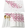 thumbnail image 3 of Flower Cherry Blossoms Tree Branch Gradient Table Runner Home Wedding Table Mat Centerpieces Decoration Dining Long Tablecloth, 3 of 7