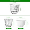 thumbnail image 2 of Self Watering Pots for Indoor Plants, Flower Pots, Self Watering Plant Pot-3pcs 6inch Clear, 2 of 6