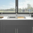 thumbnail image 5 of Quartz Kitchen Sink - 33" x 19" x 9.65" White granite composite Workstation undermount kitchen sink, 5 of 8