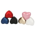 thumbnail image 5 of Mosey Ring Box Heart Shaped with LED Light Pocket-sized Portable Ring Case for Proposal Engagement Wedding, 5 of 8