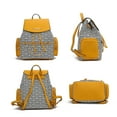 thumbnail image 5 of MKF Collection The Issah Backpack Stylish Vegan Leather, Spacious Design, and Versatile Handbag M Monogram Desing by Mia K.- Pink, 5 of 7