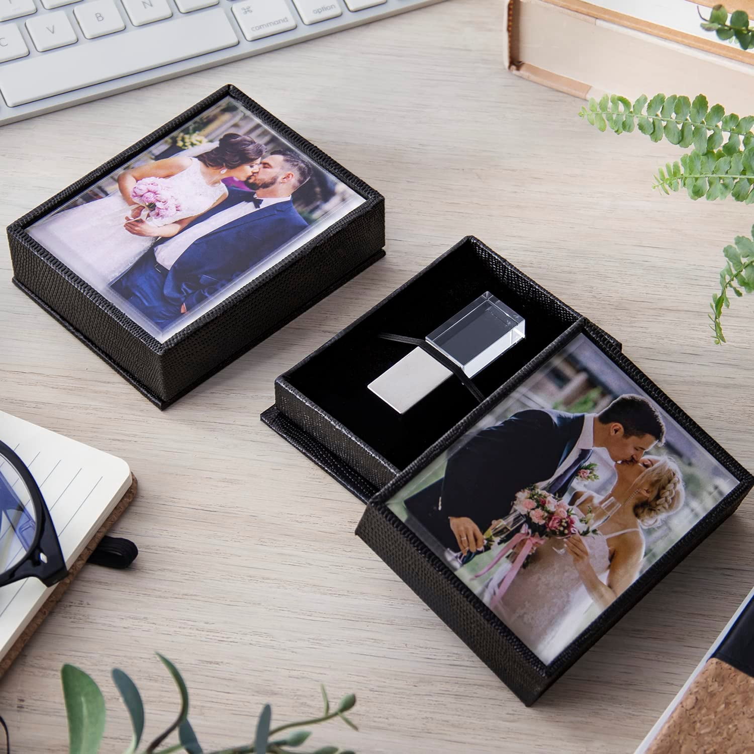 Neil Enterprises Inc. Elite Flash Drive/USB Box with Photo Cover - Pack of 12