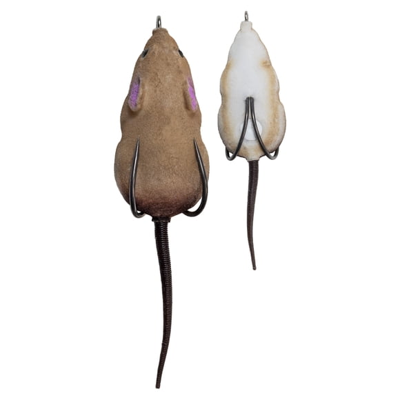 Leurre de pêche Lunkerhunt Furenzy Mouse - 6,5 cm - 14 g - Marron
