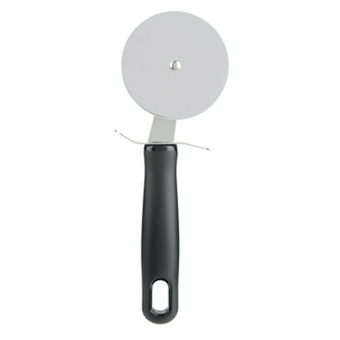 Mainstays 3in Ergonomic Lightweight Wheel Stainless Steel Pizza Cutter, Black