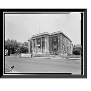 Historic Framed Print, Ives Memorial Library, 133 Elm Street, New Haven, New Haven County, CT - 4, 17-7/8" x 21-7/8"