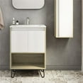 thumbnail image 2 of Randalco Manhattan 24" Modern Wood Bathroom Vanity with Sink in Toasted Oak, 2 of 11