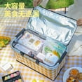 thumbnail image 4 of Picnic Blankets Portable Outdoor Portable Beach Mat Insulation Basket Picnic Accessories Folding Blanket Easy to Carry, 4 of 7