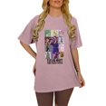 thumbnail image 2 of TayIor Sw1ft Chemises, Tyler Sw1ft Merch, Tyler Sw1ft, Mode Décontractée Imprimée Col Rond Manches Courtes Blouse Femmes Graphique Amateur de Musique TKFASHION Rose TTG, 2 of 6