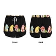 thumbnail image 5 of Lsque Hello Summer Gnome Printed Women's Running Shorts with Liner Pockets,Elastic Quick Dry Workout Athletic Gym Yoga Shorts,Womens High Waist Shorts-XX-Large, 5 of 9