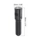 thumbnail image 2 of Linterna LED larga escalable Uxcell, linterna LED de aluminio recargable por USB de 3 modos, antorcha de luz blanca, negra, 2 of 6