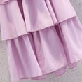 thumbnail image 2 of OGLCCG Girls Summer Midi Dress Casual Square Neck Swing Tiered Smocked Dresses for Tween Ruffle Flowy Princess Dress 5-13 Years, 2 of 6