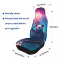 thumbnail image 4 of Sigee DJ Panda Hot Air Balloon for Universal Car Seat Covers, Premium Car Seat Protector Set for Cars, SUVs, Trucks, 4 of 7
