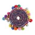 thumbnail image 2 of Multicolor Tassel Fringe Boho Ribbon 1 Yard For Sewing Crafts Scarf Braiding Home Headpiece Decorating Embroidery 33mm, 2 of 8