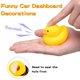 thumbnail image 4 of Adornos de coche de juguete de pato de goma, decoraciones de salpicadero de coche de pato amarillo, gafas geniales de pato con casco de hélice, pato Douyin WD.WDQZL Hogar, 4 of 6