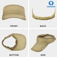 thumbnail image 4 of Sukeen Cooling Visor Hat UV Protection Sun Visor Stretchy Sports Tennis Golf Visor for Men Women, 4 of 8