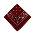 thumbnail image 2 of Cotton Bandana for Men & Women Paisley Pattern Handkerchief Headband Scarf, 2 of 4