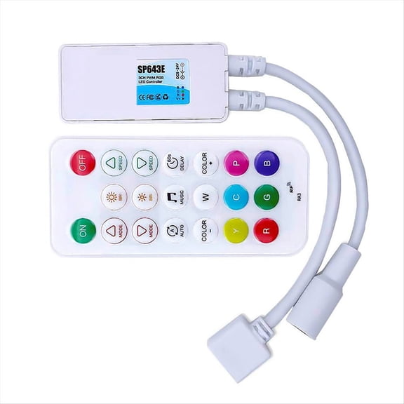SP643E DC 24V PWM 2.4G RF Remote LED Controller Bluetooth for DIM CCT RGB RGBW RGBCCT LED Strip