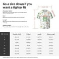 thumbnail image 5 of Honeii 's Frog and Mushrooms for men's short-sleeved button-up collared shirt featuring a pocket, perfect for beach vacations, and travel adventures., 5 of 5