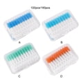 thumbnail image 4 of Smilepp Maintain HealthyOral Hygiene Routine With Flosser Toothbrush Easy light blue 100 pieces 1Set, 4 of 6