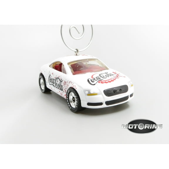 Opel Calibra Coke Coca Cola White Car Rare Christmas Tree Ornament Diecast