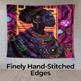 thumbnail image 6 of Afrofuturism: The Rise Wall Tapestry for Bedroom by DC | African American Tapestry Wall Hanging & Aesthetic Decor for Dorm, Living Room, Picnic & Home | 39"x52", 6 of 7