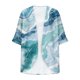 thumbnail image 4 of Cárdigan de manga larga para mujer, blusa informal estampada con bolsillo, abrigo tipo cárdigan para mujer, 4 of 5