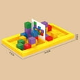 thumbnail image 5 of Miarnea Kids Toys, Kids Cube Building Block Game 2 Players Battle Geometric Cube Stacking Matching Parent-child Interactive Board Game Educational Toy Boys Girls Gift, 5 of 8