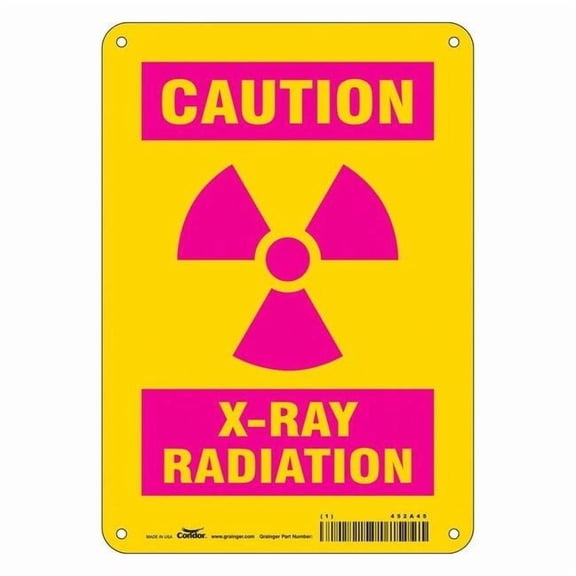 Condor Safety Sign,10 inx7 in,Aluminum 452A45