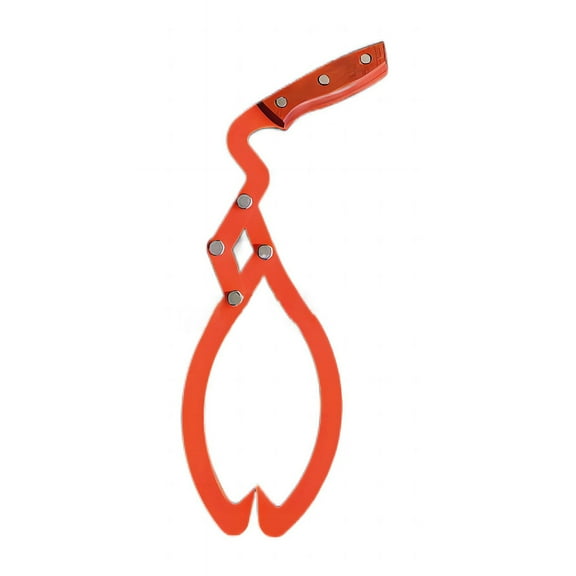 Sylvtty Serrated Claw Hook Log Lifting Tongs 110lbs Load Capacity Easy Operation Rust Resistant Heavy Duty Grapple Timber Claw